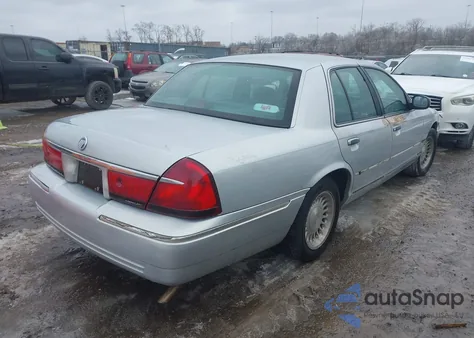 1999 Mercury Grand Marquis Ls из США, поврежденный, VIN 2MEFM75W8XX616690